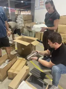 Checking samples in Yiwu Jin-Jack warehouse