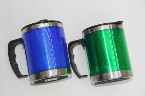 Cheap Stainless Steel Promotional Cups Bright Blue and Green #00106 3