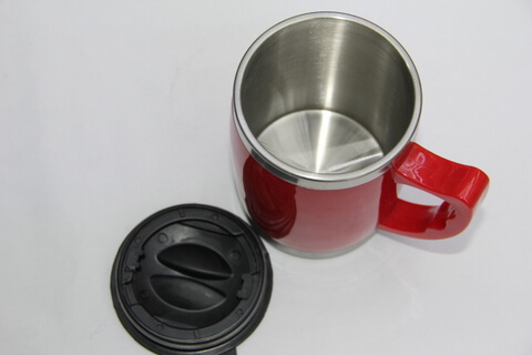 Cheap Stainless Steel Promotional Cups Bright Red