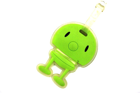 Silicone/Rubber luggage tags, pet elf, , #02001-0010-3