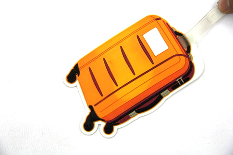 Silicone/Rubber luggage tags for tourist souvenir & gifts, luggage case, #02003-030