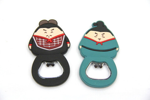 Silicone/rubber bottle opener Japanese men  #02015-001