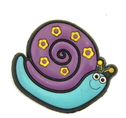 Silicone/Rubber fridge magnets Cute cartoon animals snail  #02021-007