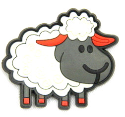 Silicone/Rubber fridge magnets Cute cartoon animals sheep #02021-010