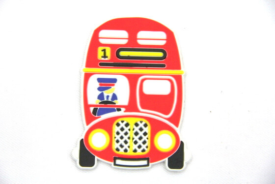 Silicone/Rubber fridge magnets fire engine #02022-001