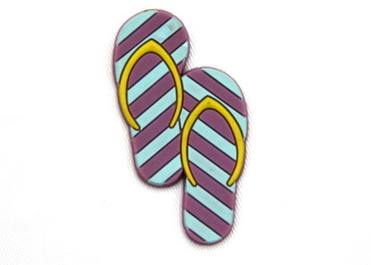 Silicone/Rubber fridge magnets cute cartoon, cute slippers, #02023-002