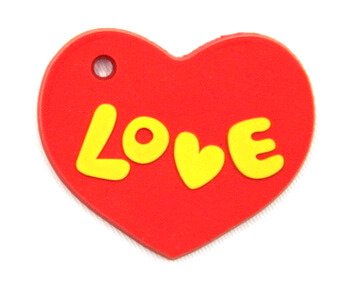 Silicone/Rubber fridge magnets cute cartoon, love heart, #02023-006