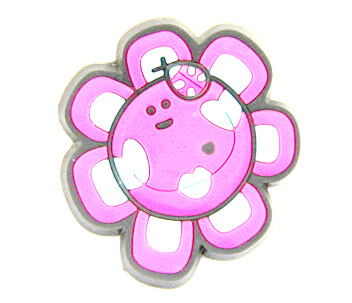 Silicone/Rubber fridge magnets cute cartoon, sun flower, #02023-011
