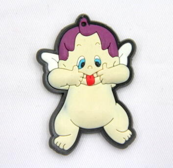 Silicone/Rubber fridge magnets, Cute cartoon, Angel, #02032-009