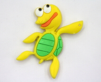 Silicone/Rubber fridge magnets Cute cartoon, sea animals, turtle, #02033-004