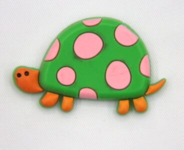 Silicone/Rubber fridge magnets Cute cartoon, sea animals, turtle, #02033-005