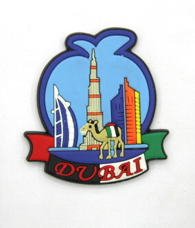 Silicone/Rubber Fridge Magnet tourist souvenirs, Dubai, , # 02036-004