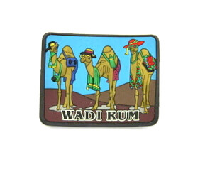 Silicone/Rubber Fridge Magnet tourist souvenirs, Wadi rum, , # 02036-006