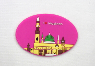 Silicone/Rubber Fridge Magnet tourist souvenirs, madinah, , # 02036-021