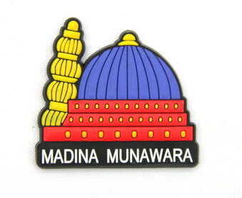 Silicone/Rubber Fridge Magnet tourist souvenirs, madina, , # 02036-014