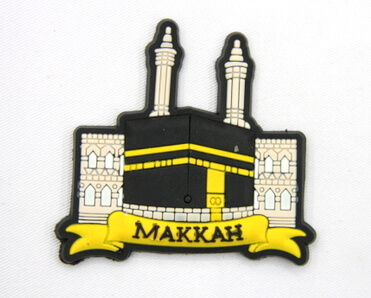 Silicone/Rubber Fridge Magnet tourist souvenirs, Makkah, , # 02036-015