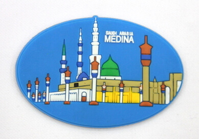 Silicone/Rubber Fridge Magnet tourist souvenirs, medina, , # 02036-020