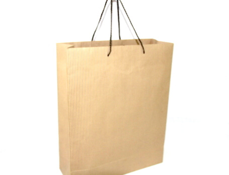 Two sides 180g Craft Paper Bag, thin lines for men, #03011
