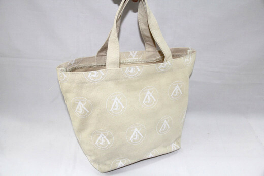 Reusable promotional cotton/canvas shopping totes with custom print/logo,, #04-017