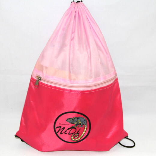 Promotional Polyester Fabrics Drawstring Bags/Backpack in China Yiwu, Nidi, #04-068