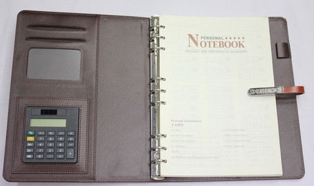 Loose Leaf note book, 0601-001-1