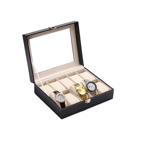 PU Leather Watch Display Box 10 slots (3)