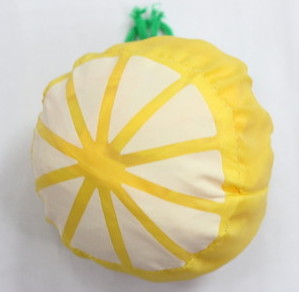 Folding Bags #1001-003, lemon shape, folded