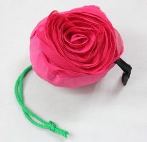 Folding Bags #1001-006, rose shape, folded