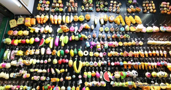 ice cream, fake fruits keyrings wholesale yiwu market china