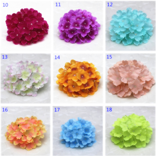 Top 4 hydrangea silk flowers wholesale Yiwu China, color swatch 2