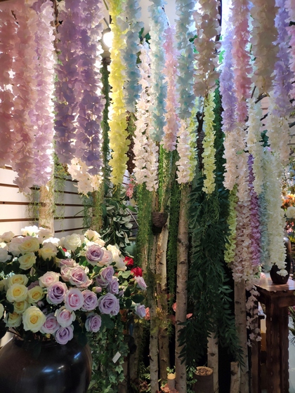 9113 SuRong Plastic Flowers Factory Wholesale Supplier Showroom 002