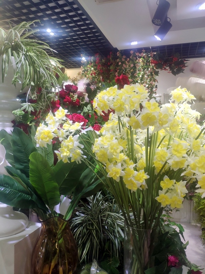 9167 TIANYUAN Artificial Floral Factory Wholesale Supplier Yiwu China. Showroom  005