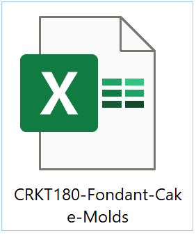 CRKT180 Fondant Cake Molds