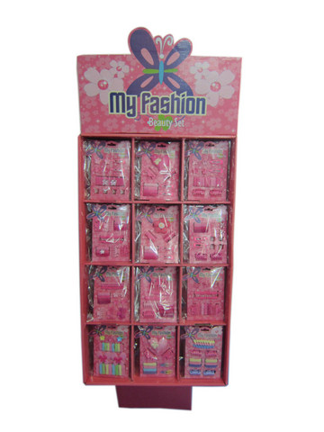 Hair Accessories Set With Display Box Pink 1