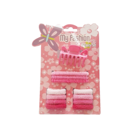 12 pcs girl hair accessories set: band, comb