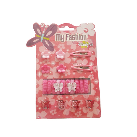 20 pcs girl hair accessories set: band, comb, flower, butterfly, cute