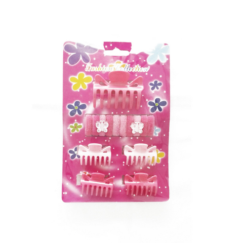 15 pcs hair accessories set for kids: claws, bands