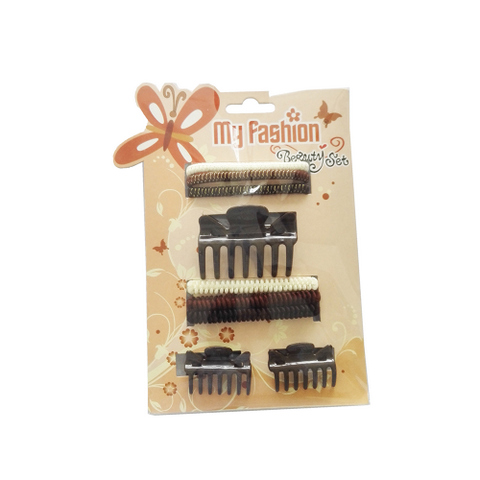 Hair Accessories Set With Display Box, Brown 5