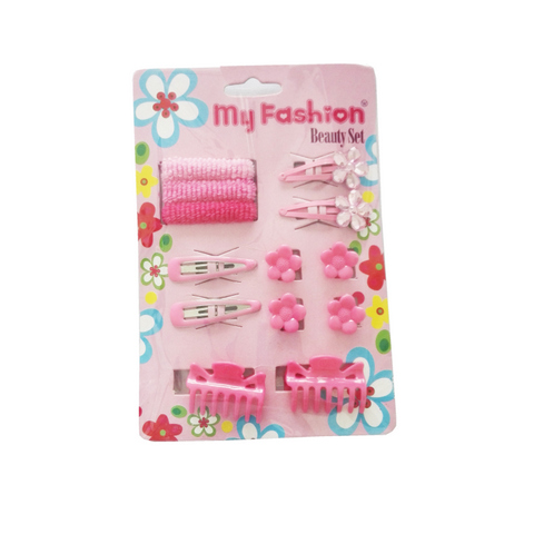 Hair Accessories Set With Display Box, Blue 04