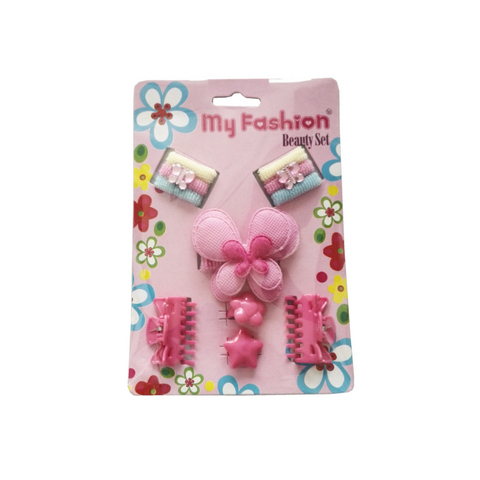 Hair Accessories Set With Display Box, Blue 05
