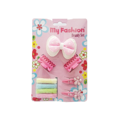 Hair Accessories Set With Display Box, Blue 07