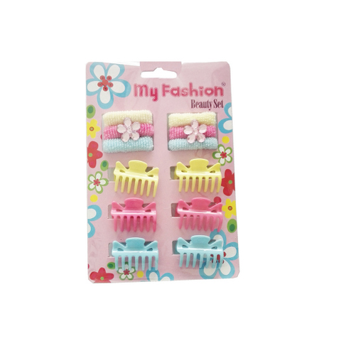 Hair Accessories Set With Display Box, Blue 09