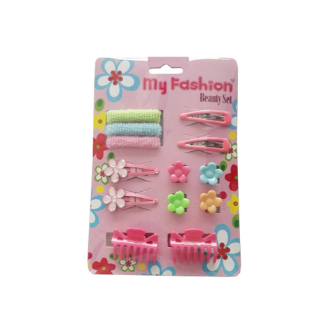 Hair Accessories Set With Display Box, Blue 10