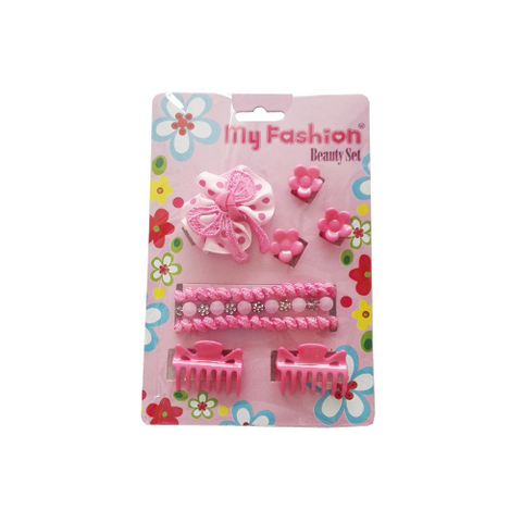 Hair Accessories Set With Display Box, Blue 11