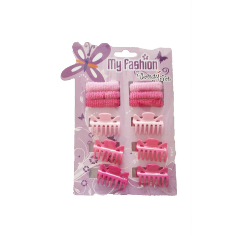 Hair Accessories Set With Display Box, Purple 1