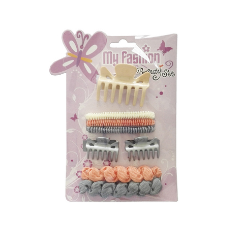 Hair Accessories Set With Display Box, Purple 6