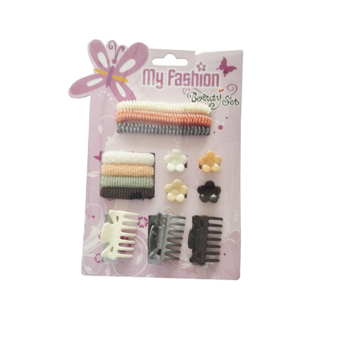 Hair Accessories Set With Display Box, Purple 7