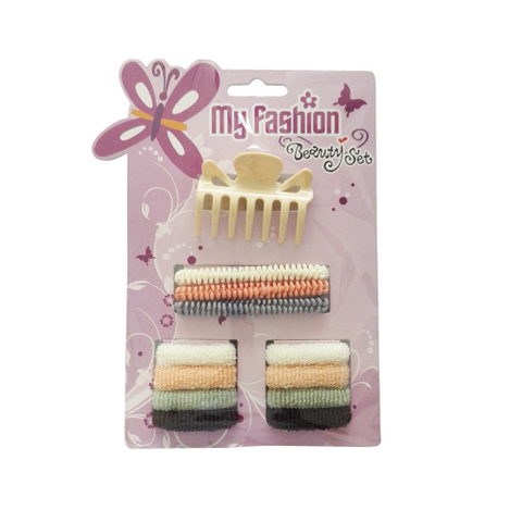 Hair Accessories Set With Display Box, Purple 8