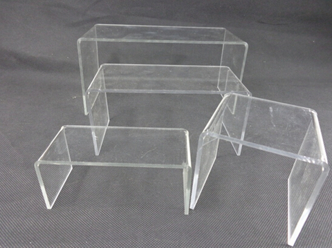 Clear acrylic display plinth for wholesale in Yiwu market, China