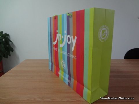 big paper shopping bags with logo printing